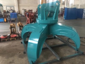 18 Years Factory Log Handling Equipment China Hydraulic Timber Grapple Machine