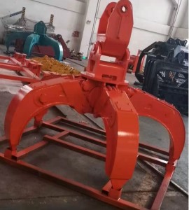 China Manufacturer for China Steel Scrap Handling Excavator Hydraulic Orange Peel Grab Bucket