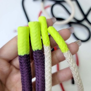 Custom colorful cotton solid rope For Garments