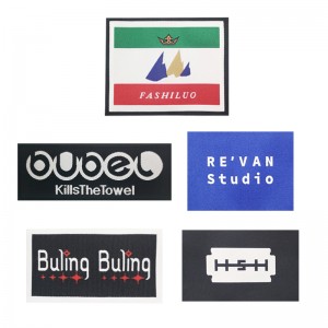 Custom Design Colorful Woven Labels For Clothing