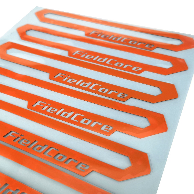 Custom Design Eco-friendly Silicone Reflective Labels For Clothing