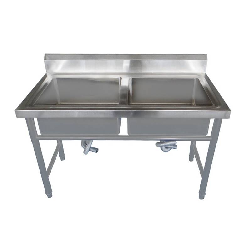 Double bowl stainless steel sink 02