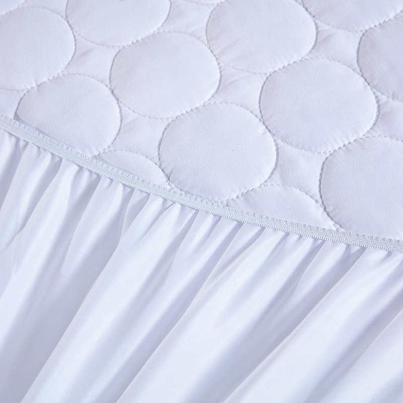 Low price for cotton abric mattress pad with elastic skirting - Premium super soft popular quilted mattress pad / protector – ZengChun
