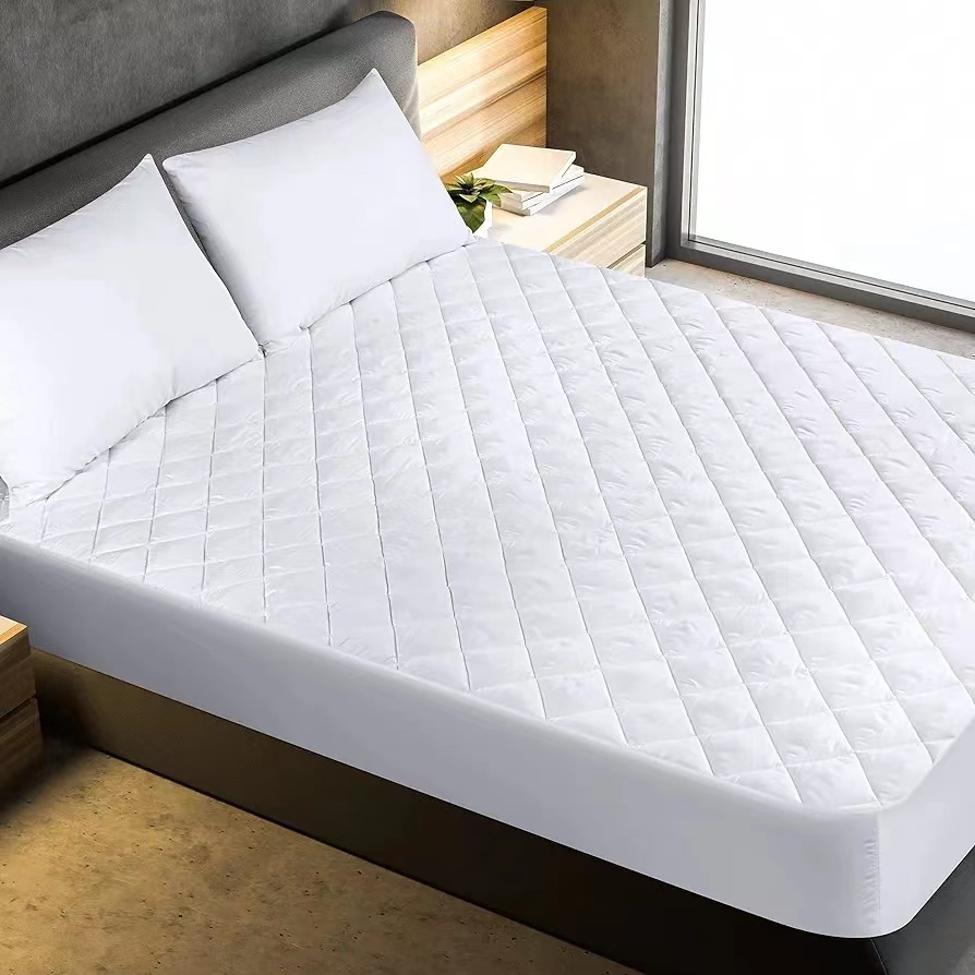 Luxury quilted fitted waterproof mattress pad