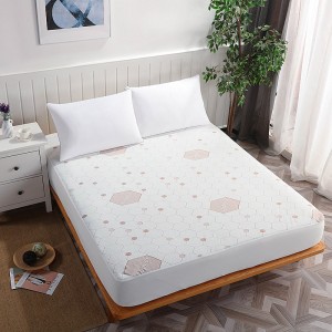 Good User Reputation for Latex Bed Cover - Antibacterial copper yarn jacquard waterproof mattress protector – ZengChun