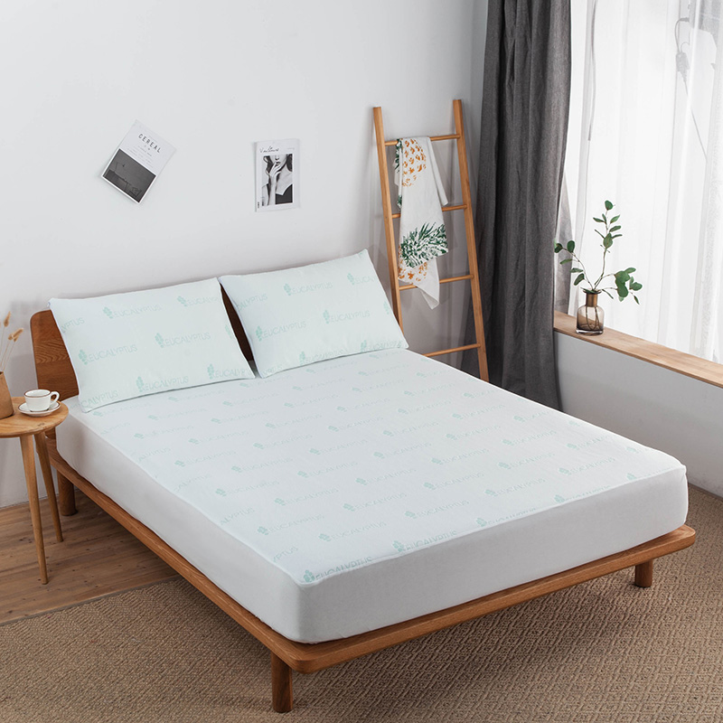 Professional China Silk Mattress Protector - Eucalyptus infused colorful jacquard waterproof mattress protector – ZengChun