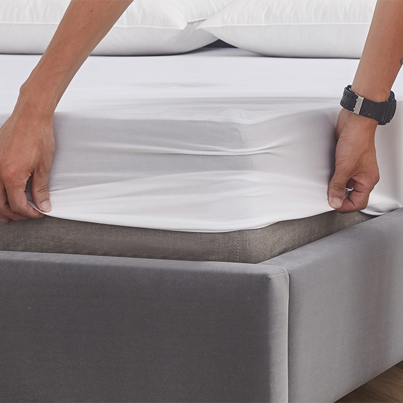 Well-designed Silk Mattress Cover - Promotional cheap cost basic waterproof mattress protector – ZengChun detail pictures