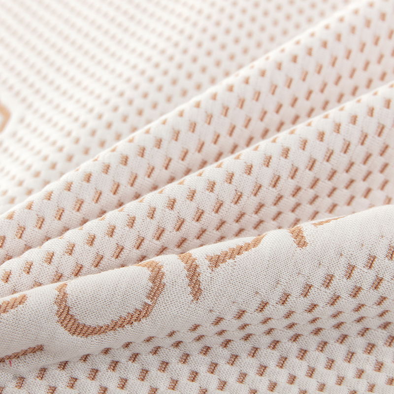 Natural Soft Luxury Antibacterial copper yarn jacquard waterproof mattress protector