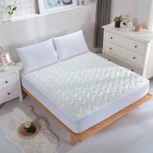 Factory Free sample Quilted Mattress Pad Queen - Ultra soft Breathable Anti-Microbial and Anti -Mite quilted mattress pad – ZengChun