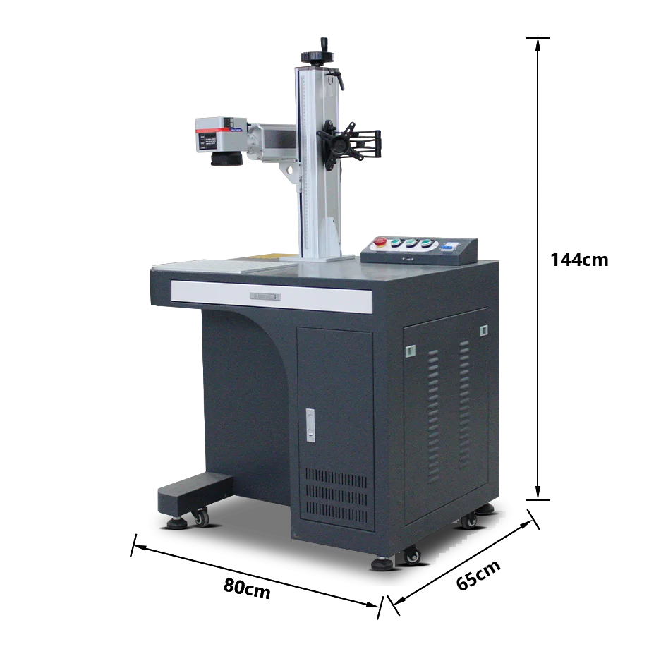 30W 50W  60W 100W Fiber Laser Marking Machine For Aluminum & Stainless Steel