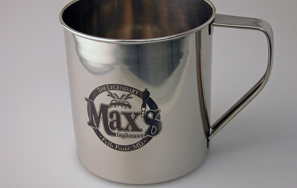 Fiber laser marking machine for metal cups mugs marking
