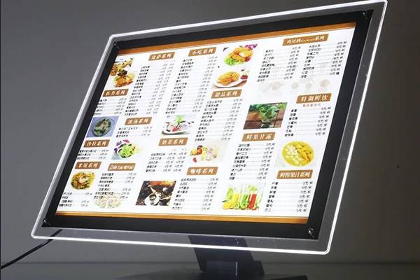 Factory Free sample Wall Mounted Light Box - Menu light box for restaurant order table –  Zhengcheng detail pictures