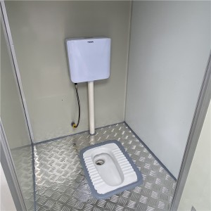Prefabricated Shower Toilets Mobile Single Fast Assembly Portable Outdoor Toilet Portable Toilet Outdoor