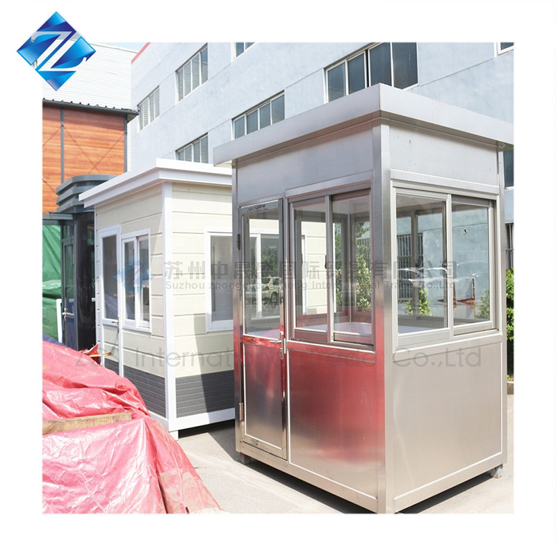 Online Exporter Prefabricated Villa - Cheap Outdoor Portable Sentry Box Security Guard Booth Prefabricated Guard House – Zhongchengsheng
