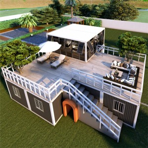 Popular luxury container tiny house prefabricated homes of low price
