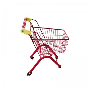 Super Store Shopping Trolley With Pvc Wheels