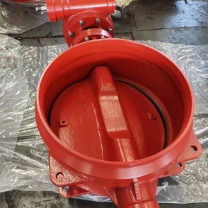China valve factory with AWWA C504 butterfly valve in flanged or groove ends