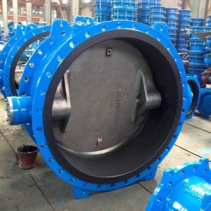 Butterfly valve with vulcanized ebonite lining and replaceable disc seal ring in eccentric design