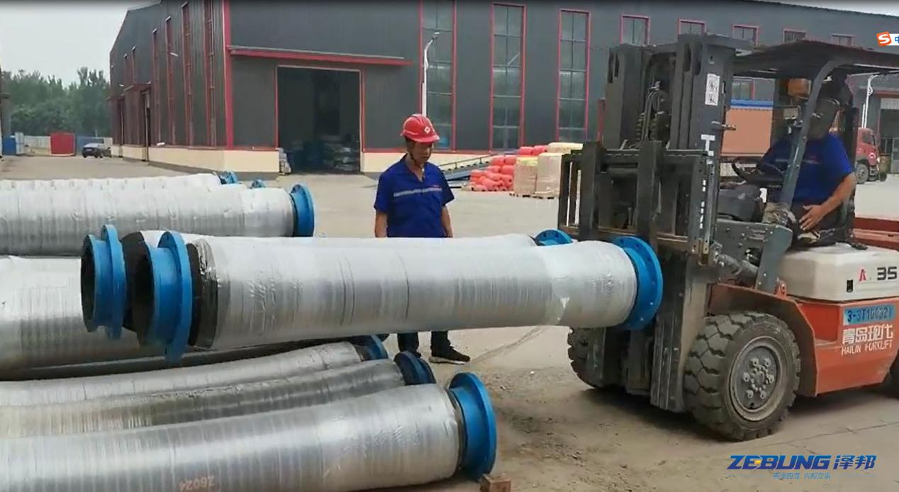 70 pcs dredging hoses will be exported to the United States.