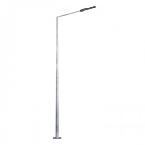 6M single arm outdoor lighting pole
