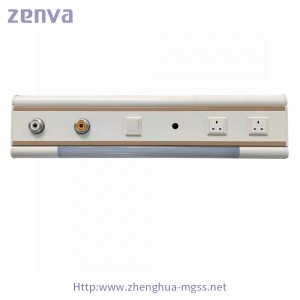 Wall Horizontal Patient Bed Head Panel with Gas outlet
