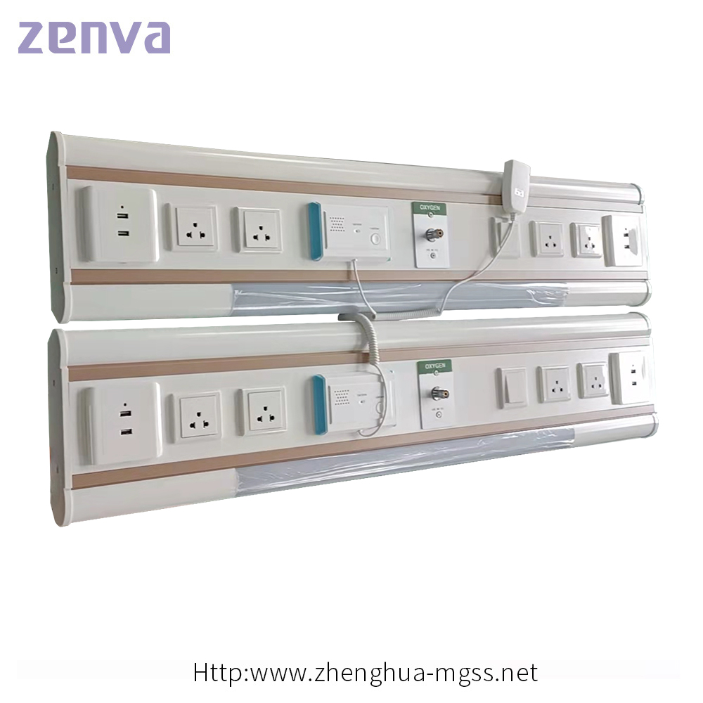 China wholesale Medical Bed Head Unit - Aluminum Alloy ICU Horizontal Patient Bed Head Unit for Ward Room – Zhenghua
