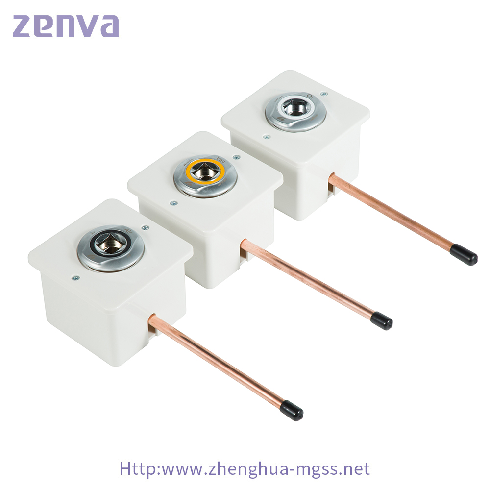 Super Lowest Price Gas Outlet For Surgical Pendant - DIN Metal Oxygen Medical Gas outlet with Box  – Zhenghua