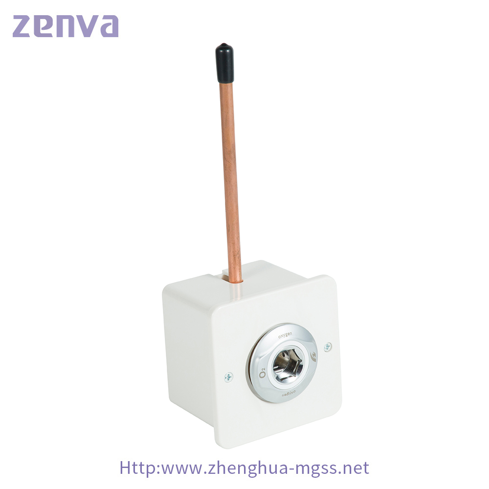 Low price for Medical Gas Wall Outlet - Cheap Metal Oxygen Gas outlet with Box – Zhenghua