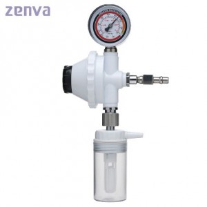 Suction Regulator With 1L Suction Jar Medical Vacuum Regulator With 2L Canister Vacuum Bottle Suction Machine Double Jar