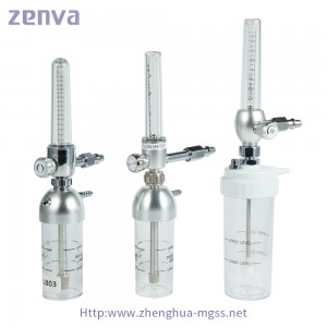 Aluminum Oxygen Regulator Single Oxygen Flowmeter With Humidifier Bottle