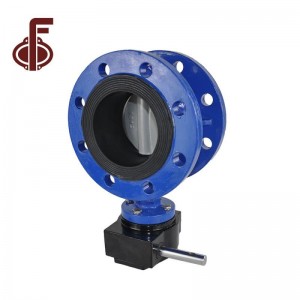 Ductile Iron Body Worm Gear Flange Type Butterfly Valve