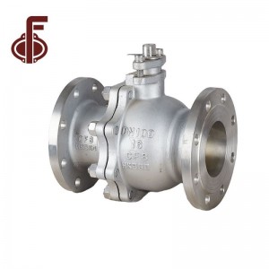 Stainless Steel Flange Type Floating Ball Valve