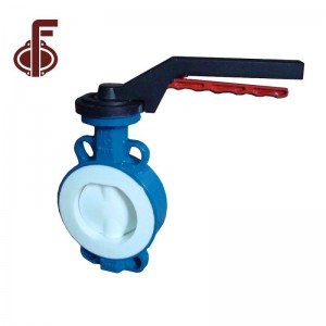 Discount Wholesale Butterfly Valve Teflon Seat - Concentric Cast Iron Full Lined Butterfly Valve – Zhongfa