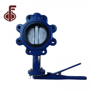 Low MOQ For Single Flange Butterfly Valve - Hand Lever Actuated Ductile Iron Lug Type Butterfly Valves – Zhongfa