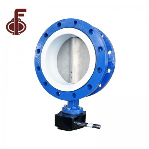 Factory Promotional PTFE Lined Disc Wafertype Butterfly Valve