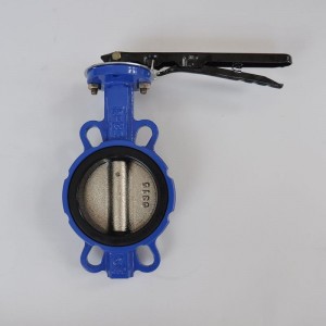 Wafer Type Butterfly Valve with Aluminum Handle