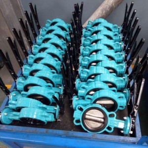 Wafer Type Butterfly Valve with Aluminum Handle