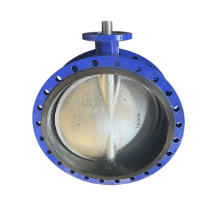Bare Shaft Vulcanized Seat Flanged Butterfly Valve