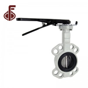 Lowest Price for DN100 Lug Butterfly Valve Wafer Butterfly Valve Rubber Two-Way Seal Cast Iron Manual Butterfly Valve