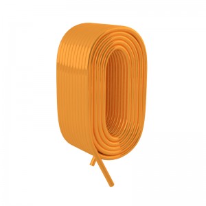 Temperature and pressure resistance to improve work efficiency F-class 1UEW enamelled self-adhesive coil industrial electronic medical
