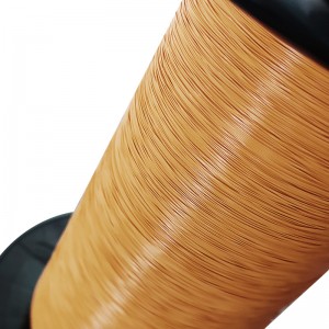 Yellow Teflon stranded insulated wire OEM customized