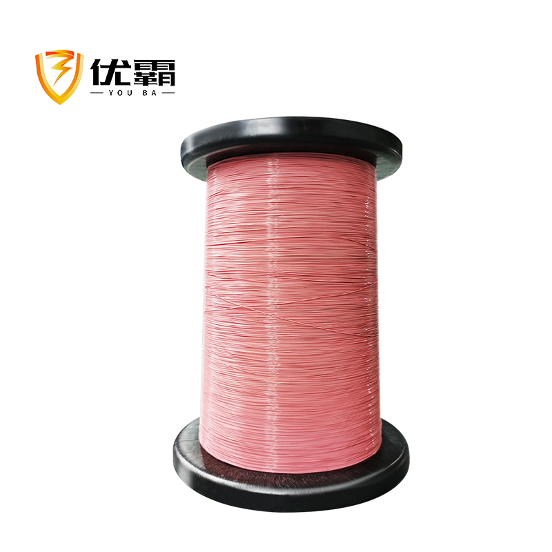 Pink Teflon insulated wire