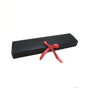 high quality customized design bundle hair wig packaging box with ribbon