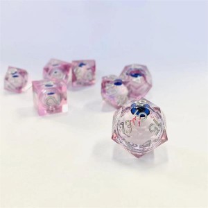 Dnd Dice Made Of Bone Suppliers –  DND Eyeball Dice Dungeon and Dragon Dice DND Eye Dice with Box Set-Board Game 5e DND Accessories Boand Game RPG Game Beqinner Handmade Dice(pink) – T...