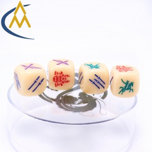 ATQ China Manufacturer Dnd dice New custom affordable solid color square dice set game dice