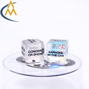 ATQ China Manufacturer Dnd dice New custom high quality solid color transparent table game dice square dice