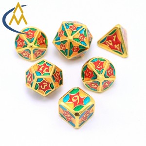 ATQ China Manufacturer Dnd dice Wholesale custom colored dnd metal dice custom game bulk dice wholesale