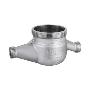 ZF1001-DN15 Stainless Steel Normal Mechanical watermeter body