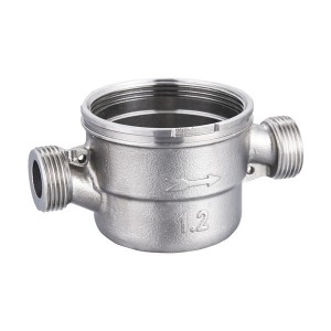 ZF1005 Stainless Steel water meter body for drinking water