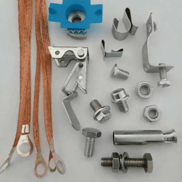 Cable tray accessories, carriage bolts, flange nuts, grounding wire, no welding buckle, 7-shaped buckle Featured Image